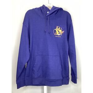 NWT Scotch & Soda Hoodie Mens L Evening Skies Embroidery Floral Fleece MSRP $118